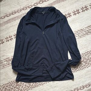 Zobha Navy Quarter-Zip Pullover